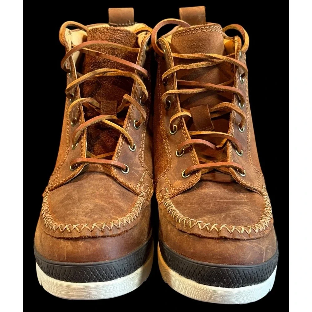 Manitobah Mukluks Mesa Moc Toe Waterproof Leather Boot Sneaker Men's Size 10